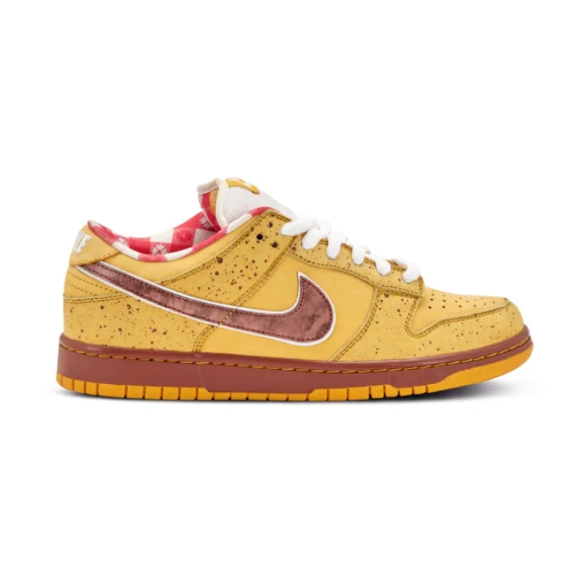 pk god batch nike sb dunk low yellow lobster 313170-137566