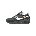 PK God Batch Nike Air Max 90 OFF-WHITE "All Black" AA7293-001