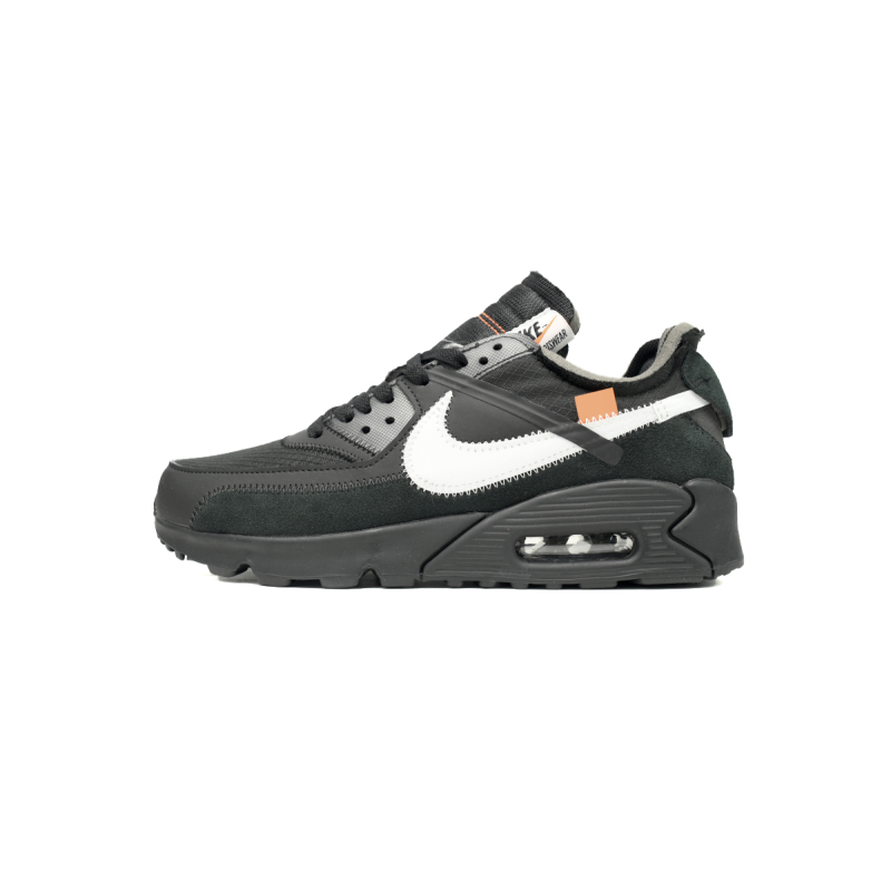 PK God Batch Nike Air Max 90 OFF-WHITE "All Black" AA7293-001