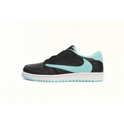 PK God Batch Travis Scott x Air Jordan 1 Low Bang Black Blue DM7866-400 01