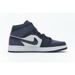 PKstockx Air Jordan 1 Mid Obsidian Sanded Purple 554724-445