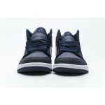 PKstockx Air Jordan 1 Mid Obsidian Sanded Purple 554724-445