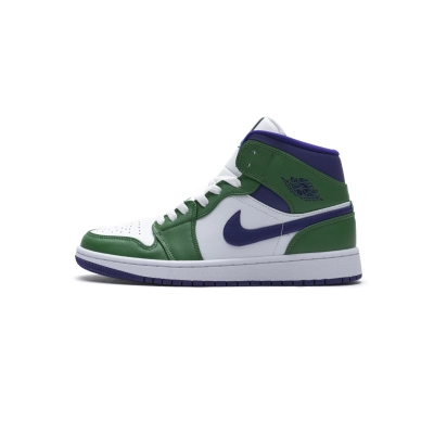 PKstockx Air Jordan 1 Mid Incredible Hulk (GS) 554725-300 01