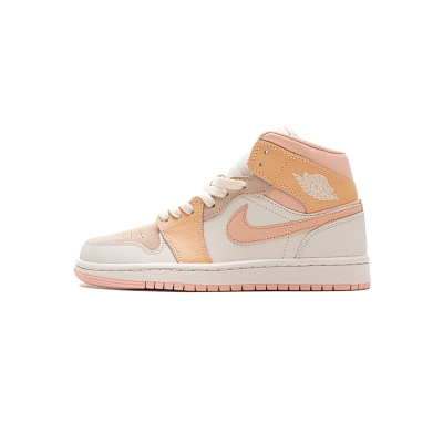 PKstockx Air Jordan 1 Mid Apricot Orange (W) DH4270-800 01