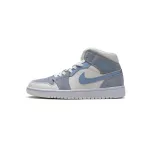PKstockx Air Jordan 1 Mid Mixed Textures Blue DA4666-100