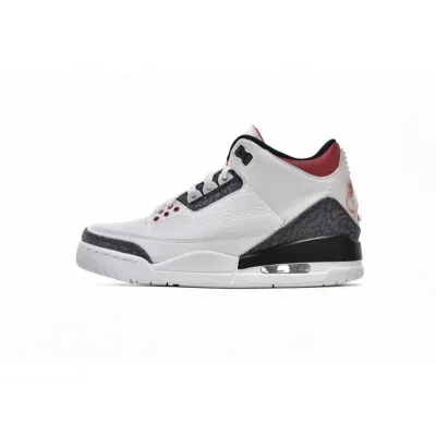 PK God Batch Air Jordan 3 Retro Fire Red CZ6634-100 01