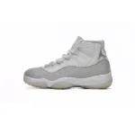 LJR Air Jordan 11 Retro Metallic Silver Vast Grey AR0715-100