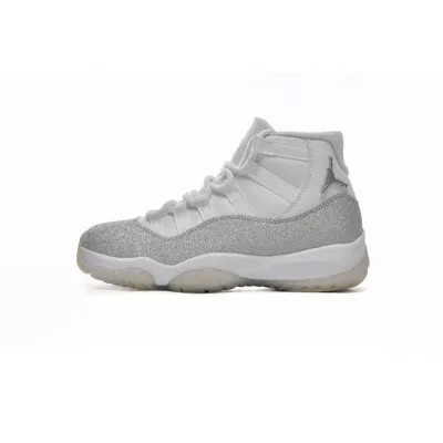 LJR Air Jordan 11 Retro Metallic Silver Vast Grey AR0715-100 01