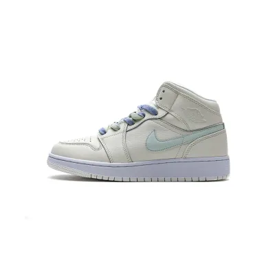 PKstockx Air Jordan 1 Mid Multi-Color Swoosh Phantom (GS) 555112-035 01