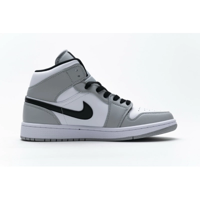 PKstockx Air Jordan 1 Mid Light Smoke Grey 554724-092  02