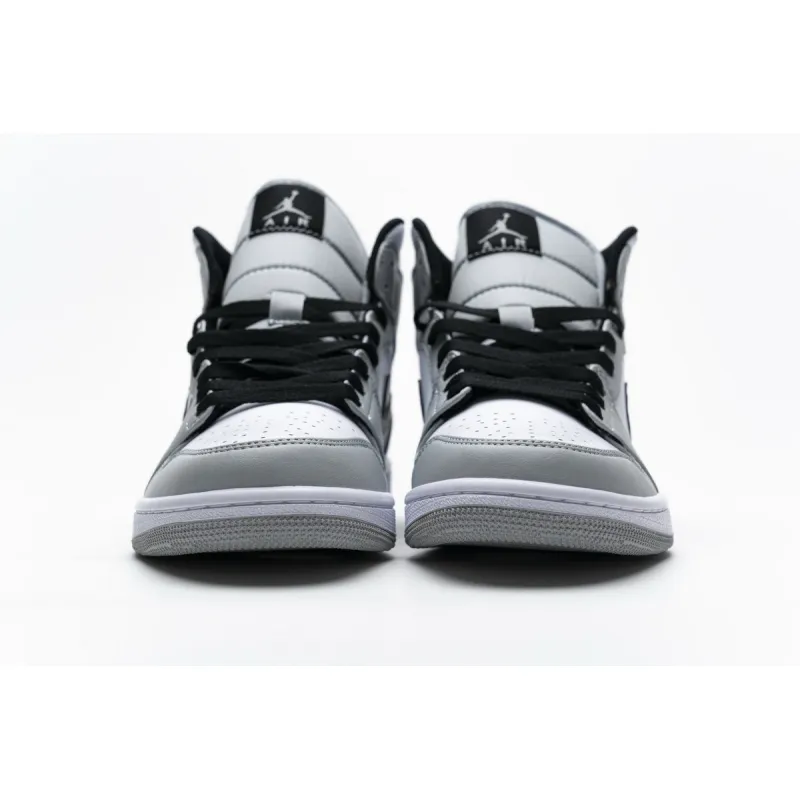 pkstockx air jordan 1 mid light smoke grey 554724-092