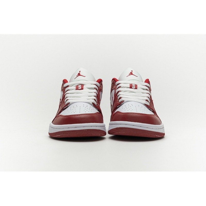 PKstockx Air Jordan 1 Low Gym Red White 553558-611