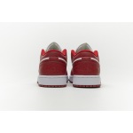PKstockx Air Jordan 1 Low Gym Red White 553558-611