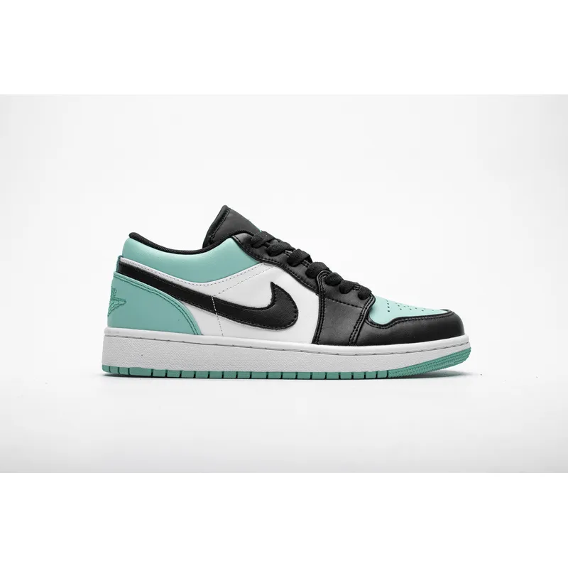 pkstockx air jordan 1 low emerald toe 553558-117