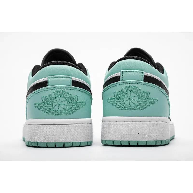 pkstockx air jordan 1 low emerald toe 553558-117