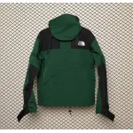 The North Face Black and Blackish Green