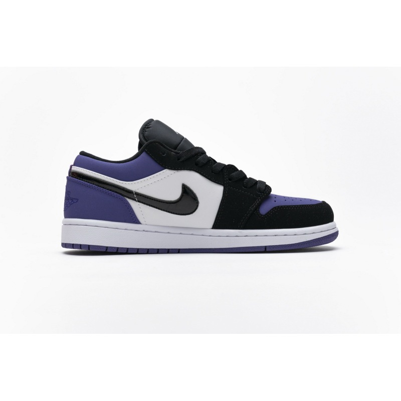 PKstockx Air Jordan 1 Low Court Purple 553558-125