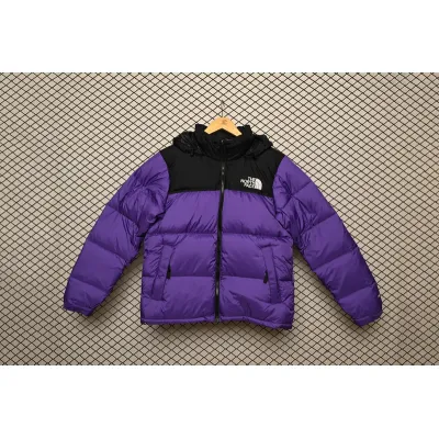 The North Face Splicing White And PurPle 01
