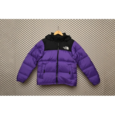 The North Face Splicing White And PurPle 01