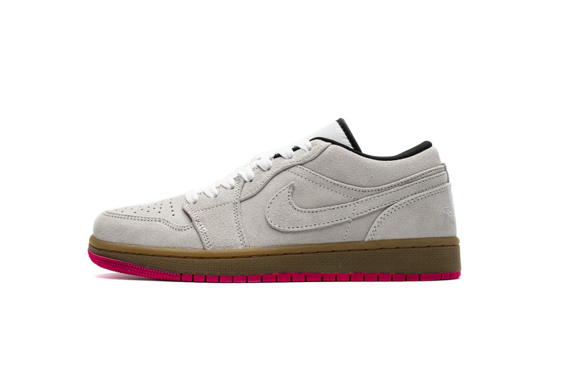 PKstockx Air Jordan 1 Low White Gum Hyper Pink 553558-119
