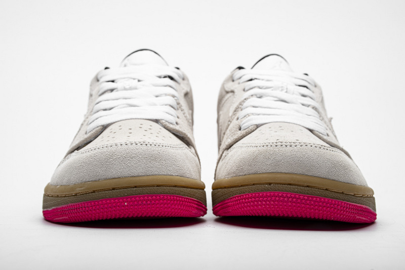 PKstockx Air Jordan 1 Low White Gum Hyper Pink 553558-119