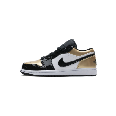 PKstockx Air Jordan 1 Low Gold Toe CQ9447-700 01