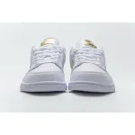 PKstockx Air Jordan 1 Low White Metallic Gold (W) CZ4776-100