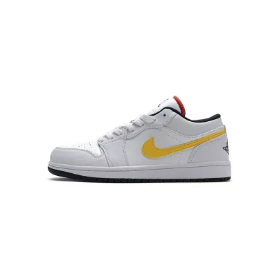PKstockx Air Jordan 1 Low White Multi-Color CW7009-100  01