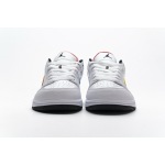 PKstockx Air Jordan 1 Low White Multi-Color CW7009-100 