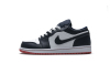 PKstockx Air Jordan 1 Low Obsidian Ember Glow  553558-481 