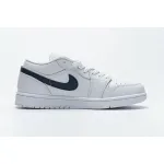PKstockx Air Jordan 1 Low White Obsidian 553558-114