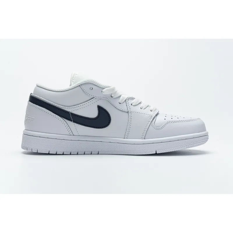 PKstockx Air Jordan 1 Low White Obsidian 553558-114
