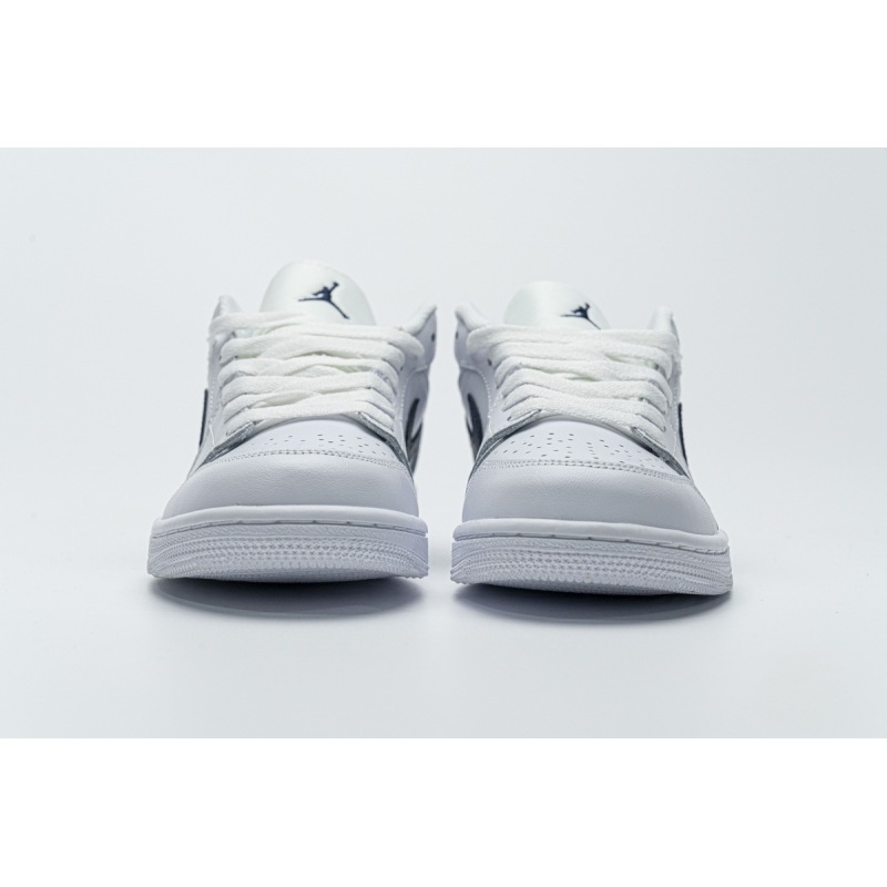 PKstockx Air Jordan 1 Low White Obsidian 553558-114