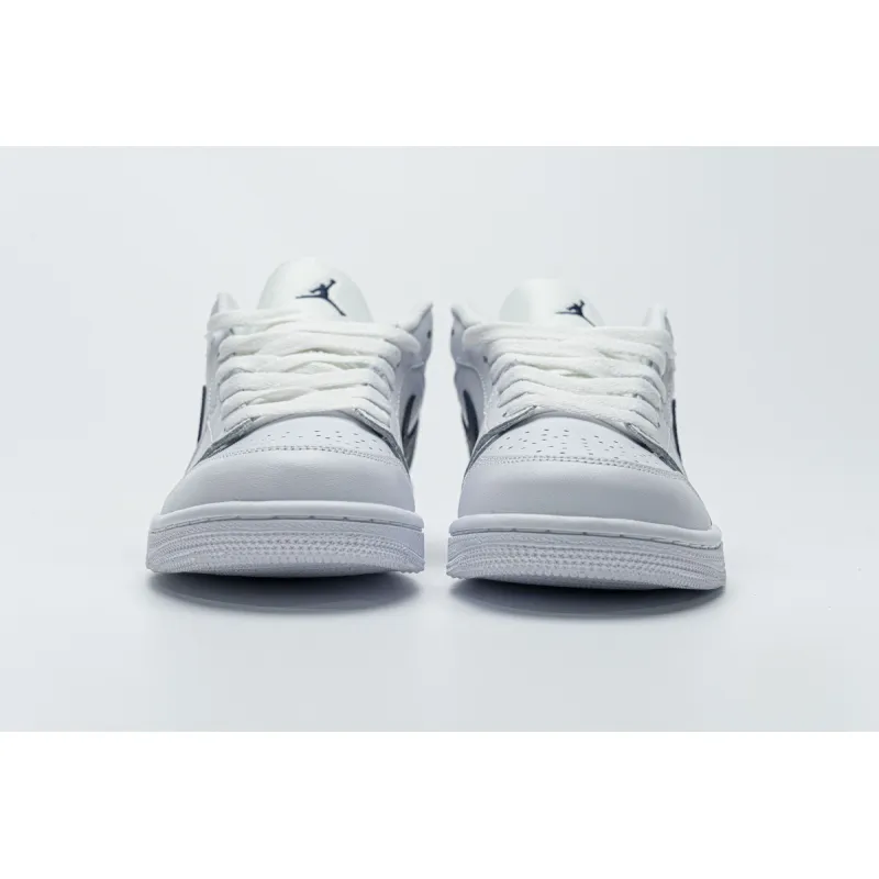 PKstockx Air Jordan 1 Low White Obsidian 553558-114