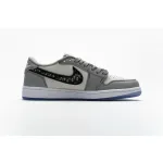 PK God Batch Dior x Air Jordan 1 Low Wolf Grey CN8608-002