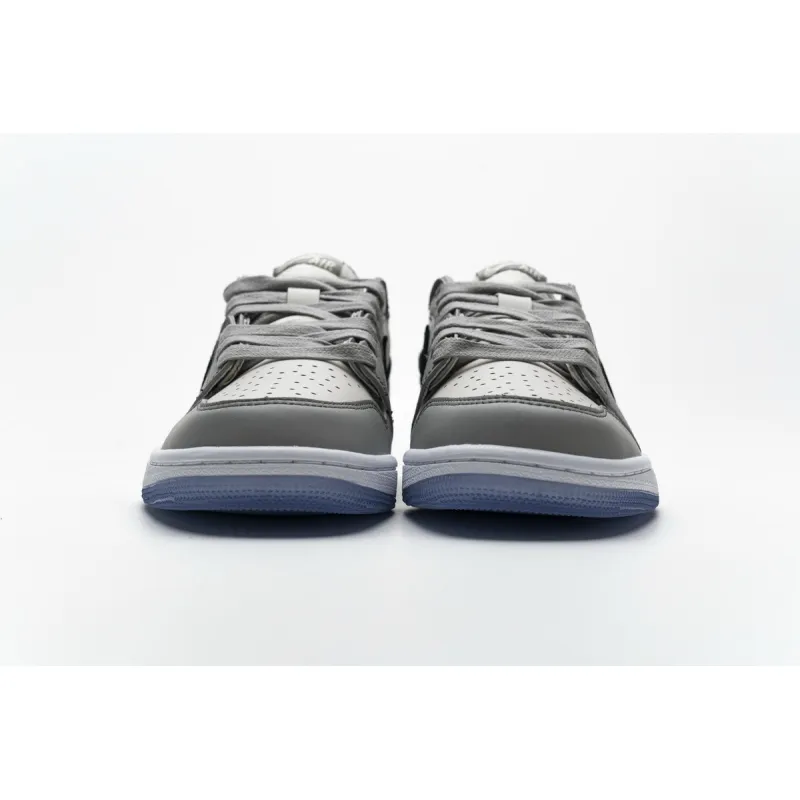 pk god batch D*or x air jordan 1 low wolf grey cn8608-002