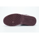 PKstockx Air Jordan 1 Mid SE Black Dark Beetroot (W) CZ4385-016