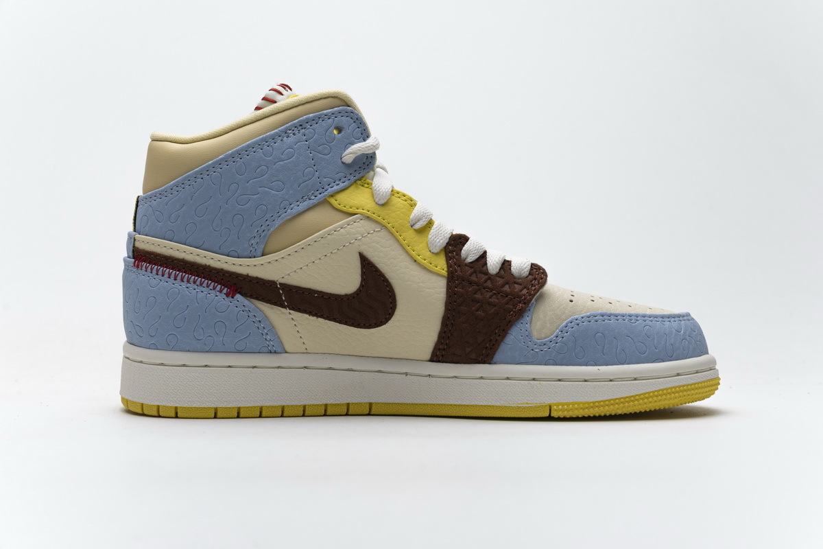 PKstockx Air Jordan 1 Mid SE Fearless Maison Chateau Rouge CU2803-200