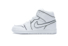 PKstockx Air Jordan 1 Mid Iridescent Reflective White (W) CK6587-100