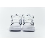 PKstockx Air Jordan 1 Mid Iridescent Reflective White (W) CK6587-100