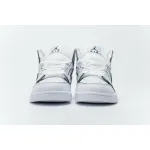 PKstockx Air Jordan 1 Mid Iridescent Reflective White (W) CK6587-100