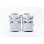 PKstockx Air Jordan 1 Mid Iridescent Reflective White (W) CK6587-100