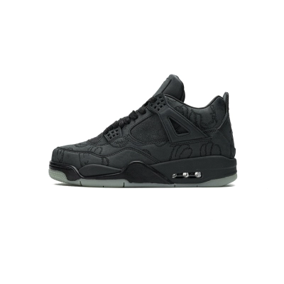 PK God Batch Air Jordan 4 Retro Kaws Black 930155-001 01