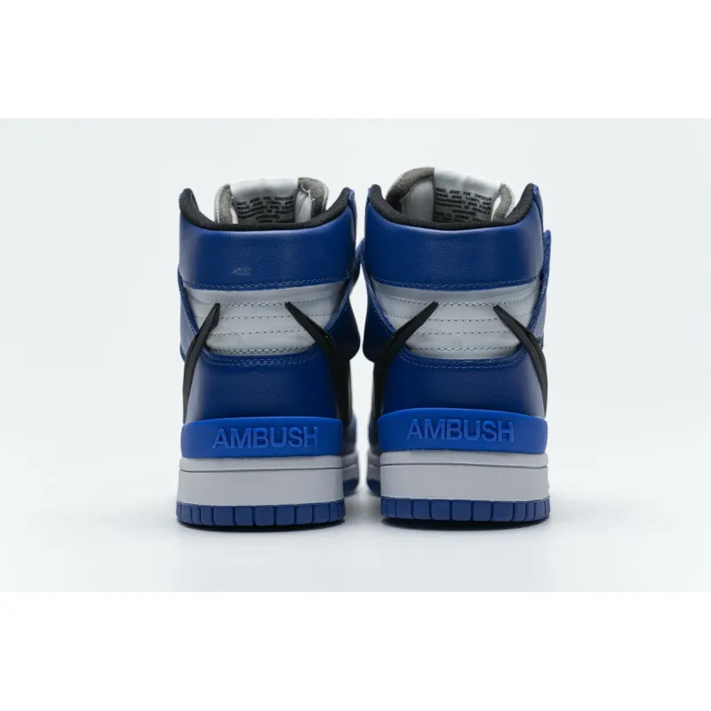 pk god batch nike dunk high ambush deep royal cu7544-400