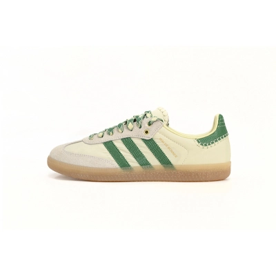 Wales Bonner x adidas Originals SAMBA White Green GY4344 01
