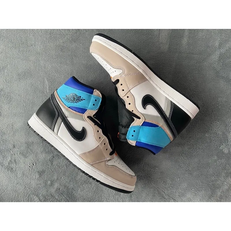 ljr batch air jordan 1 high og pro white blue black dc6515-100