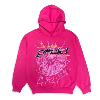 Sp5der P*NK Hoodie Pink 01