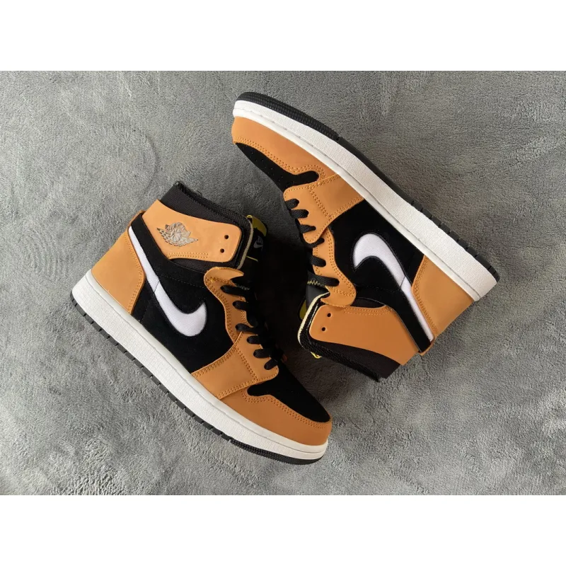 ljr batch air jordan 1 high zoom air cmft black monarch ct0978-002