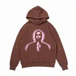 Sp5der Thug Hoodie Brown