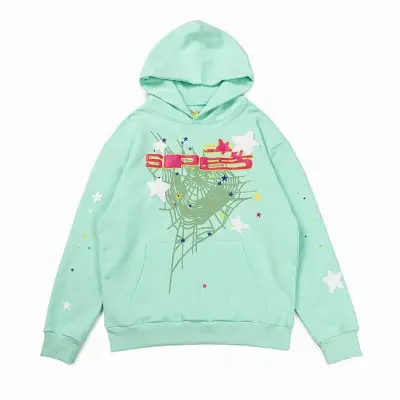 Sp5der Hoodie 'Mint' 01